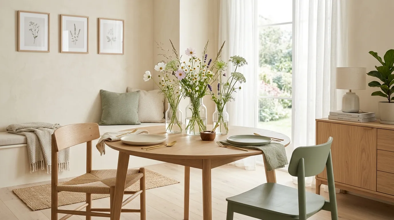 cottagecore decor on a budget Wildflower Glass Vases