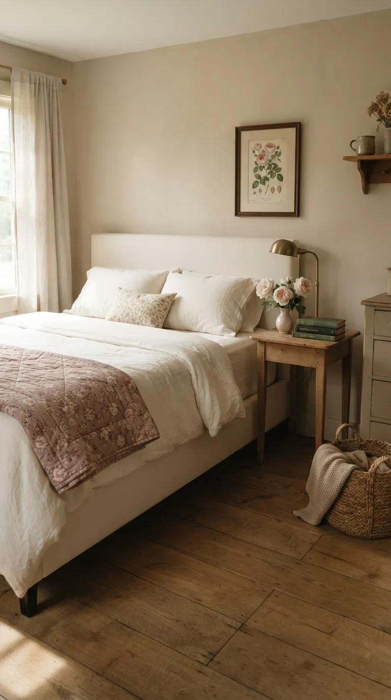 cottagecore vintage decor ideas Antique Floral Accents