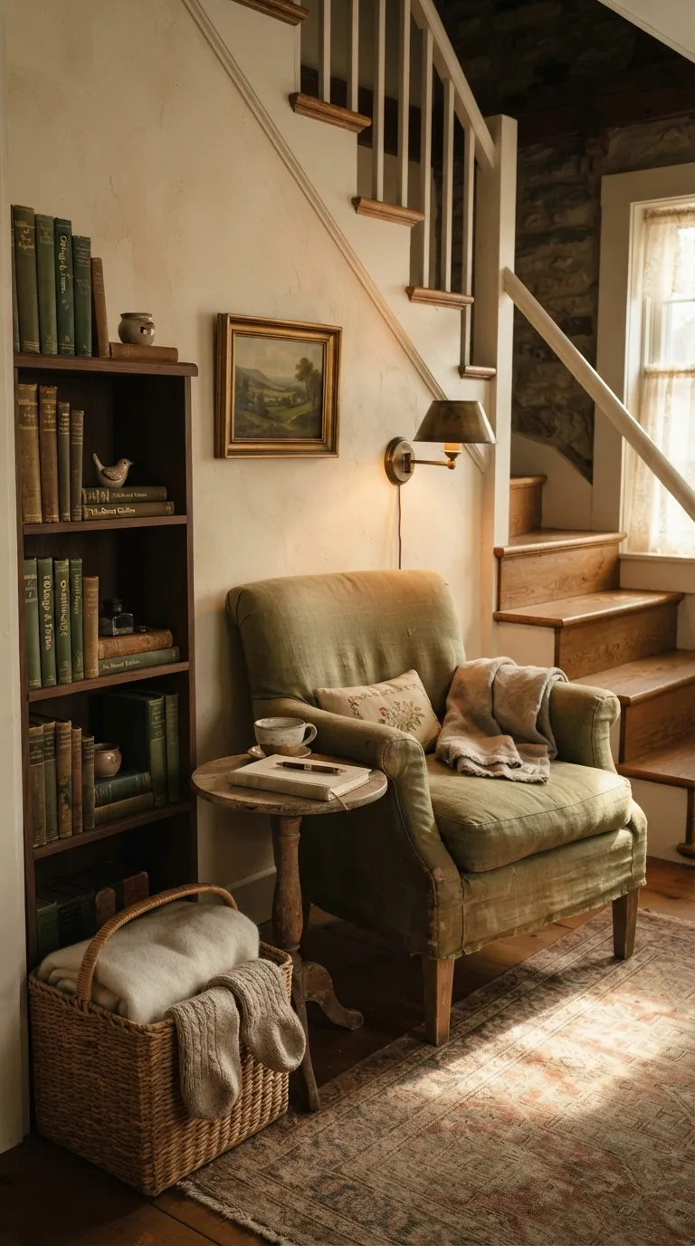 cottagecore vintage decor ideas Cottagecore Reading Nook