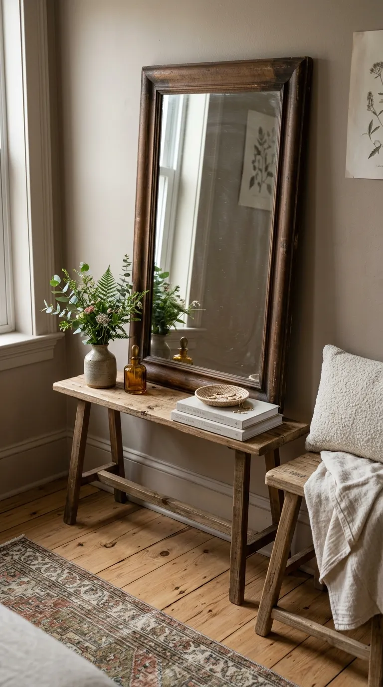 cozy cottagecore aesthetic room ideas Antique Mirror Moment