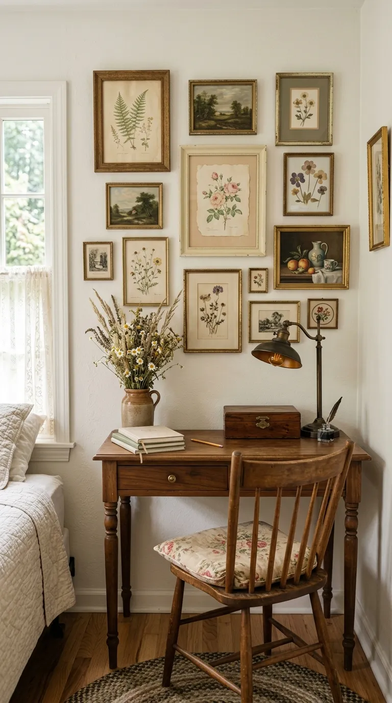 cozy cottagecore aesthetic room ideas Cottagecore Gallery Wall