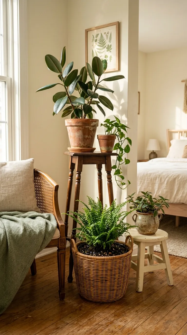 cozy cottagecore aesthetic room ideas Cottagecore Plant Corner