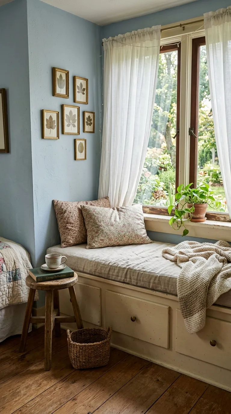 cozy cottagecore aesthetic room ideas Cozy Window Seat