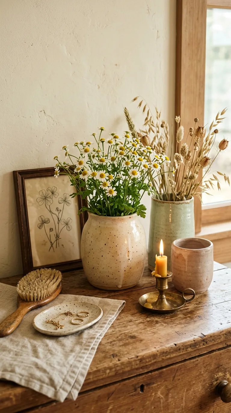 cozy cottagecore aesthetic room ideas Handmade Ceramic Accents