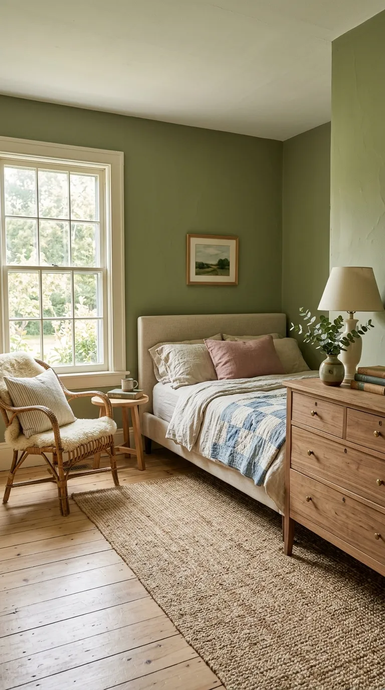 cozy cottagecore aesthetic room ideas Nature-Inspired Color Palette