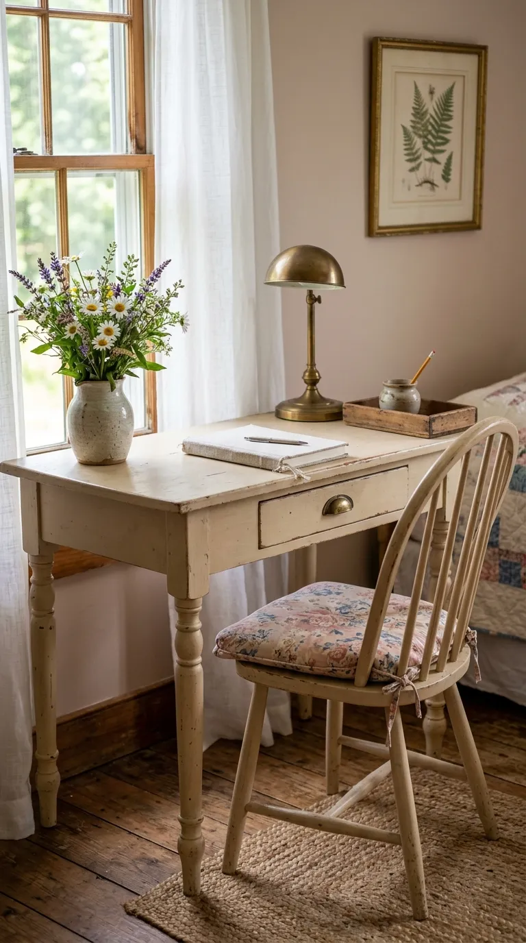 cozy cottagecore aesthetic room ideas Spindle Furniture Details