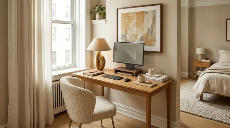 cozy desk setup inspiration