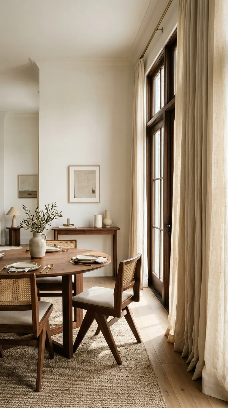 dinning room decoration idea Elegant Window Treatments