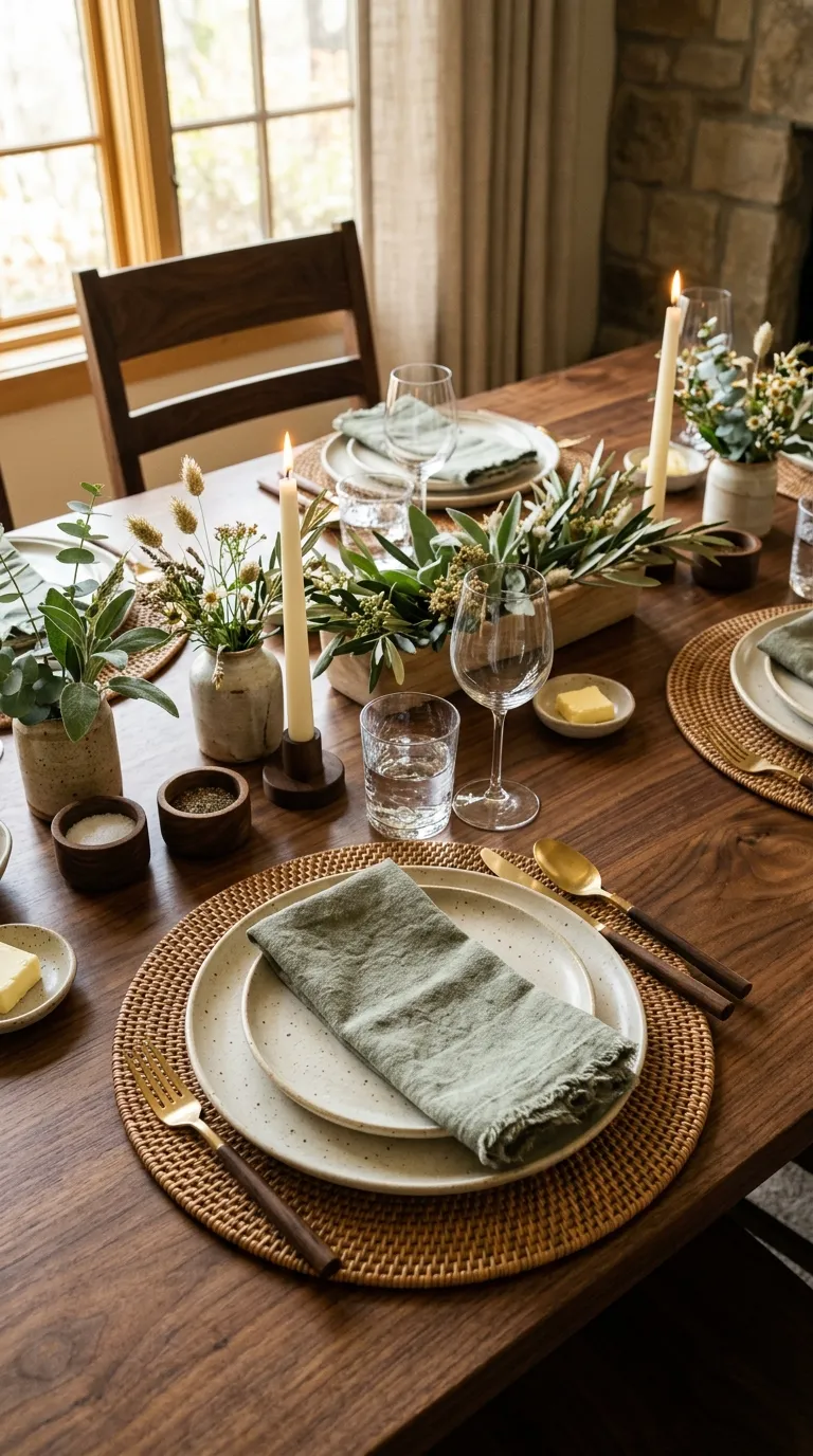 dinning room decoration idea Layered Table Styling