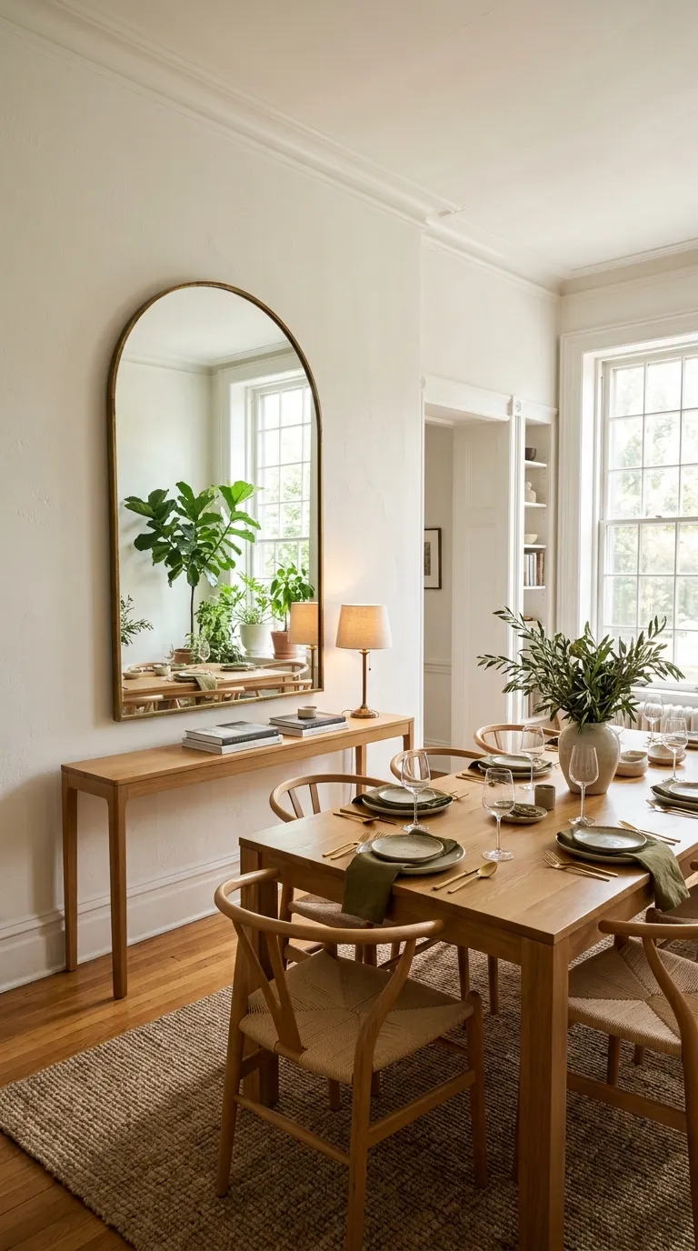 dinning room decoration idea Oversized Mirror