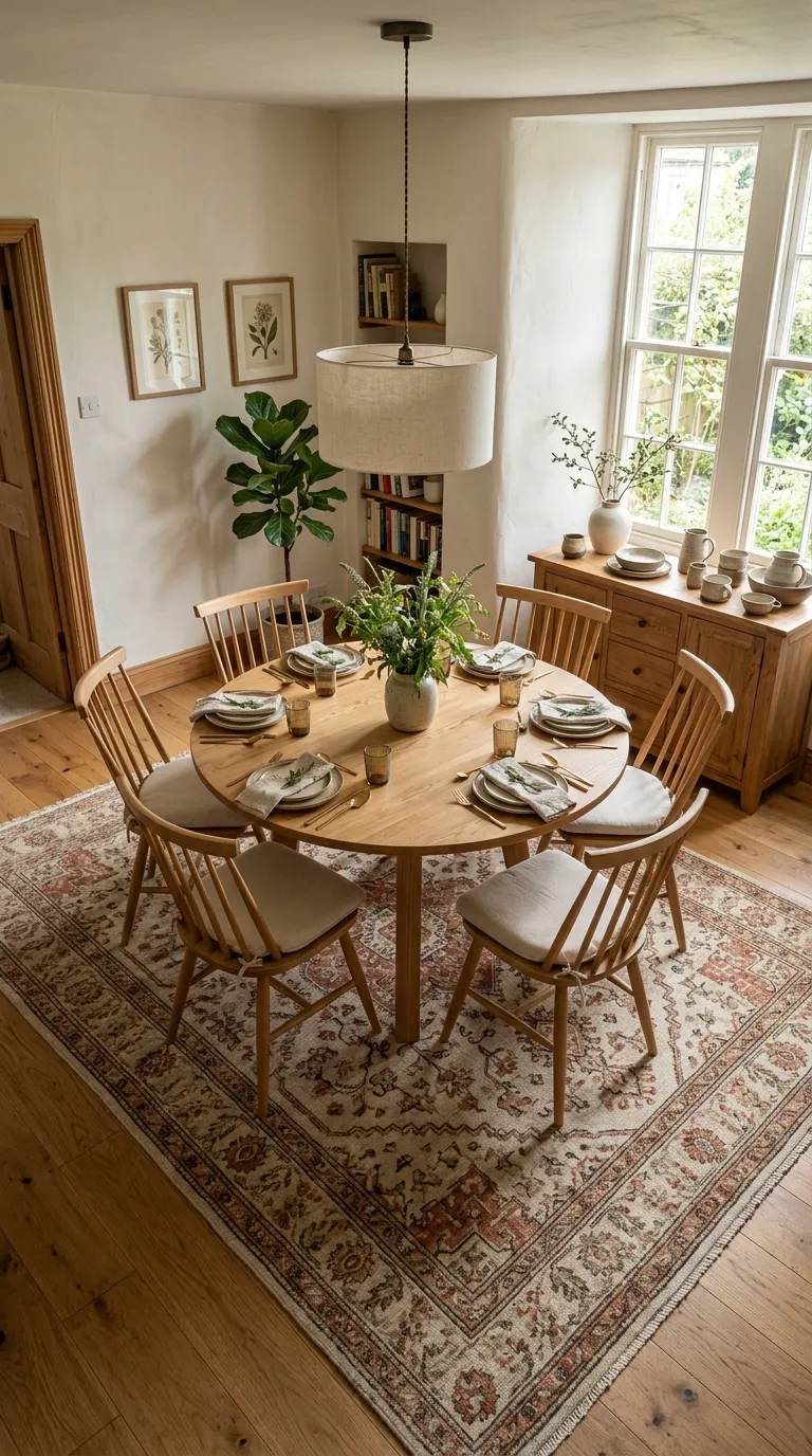 dinning room decoration idea Warm Accent Rug