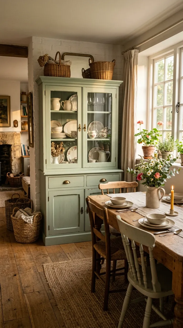 DIY cottagecore decor ideas Rustic Painted Furniture