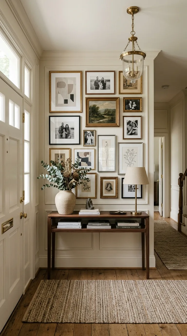 entry hallway decor ideas Gallery Wall Displays