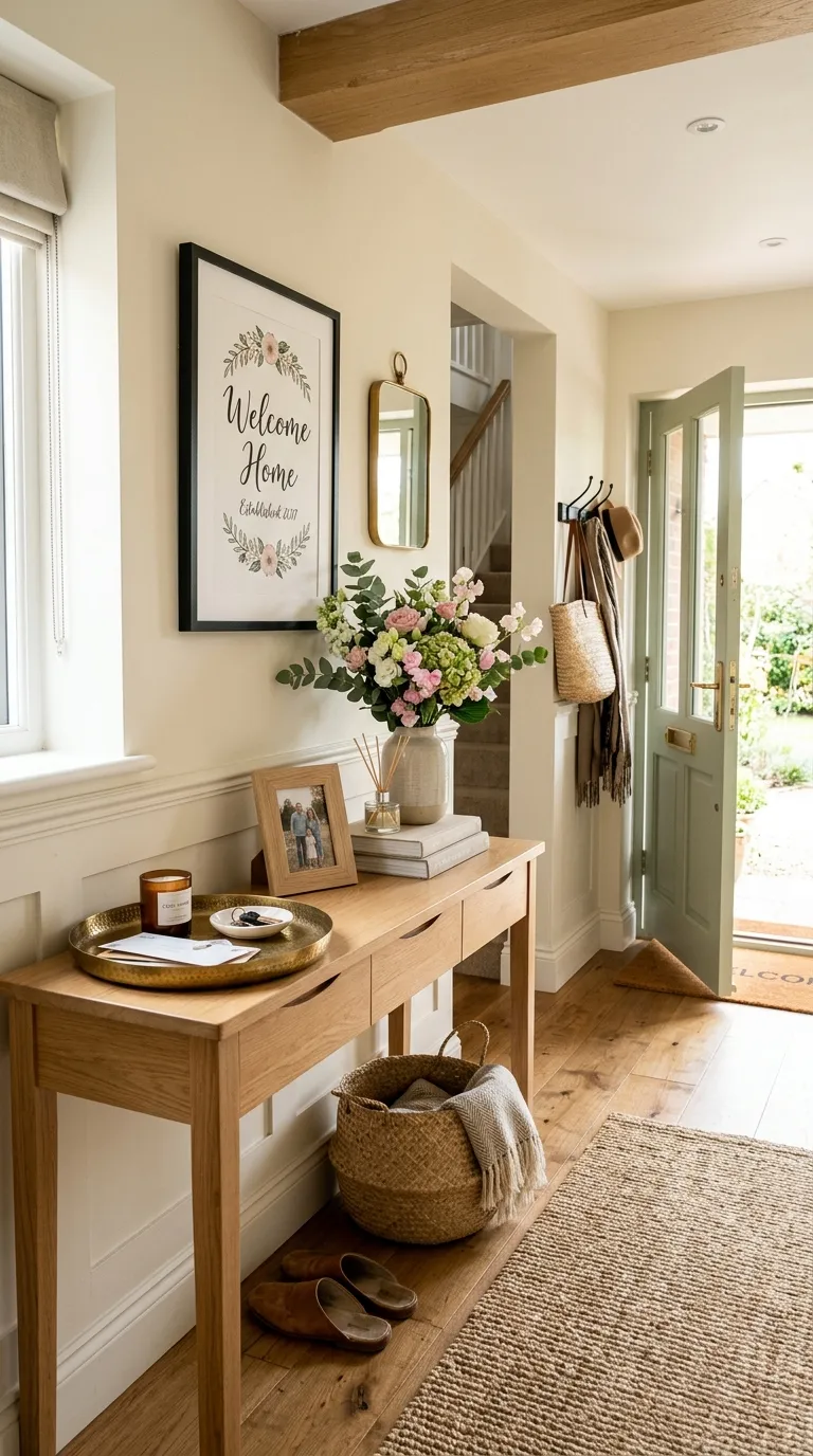 entry hallway decor ideas Personal Welcome Touches