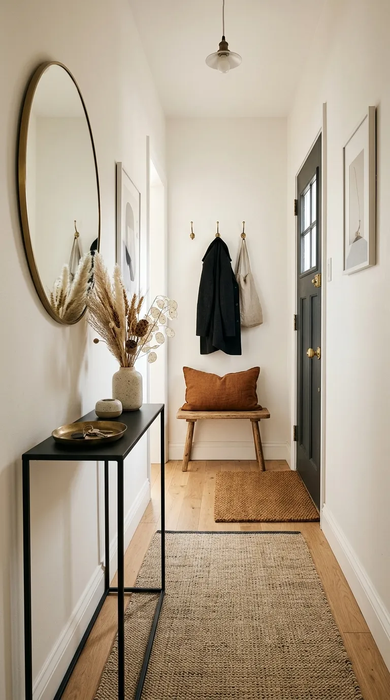 fall apartment decor Entryway Autumn Layers