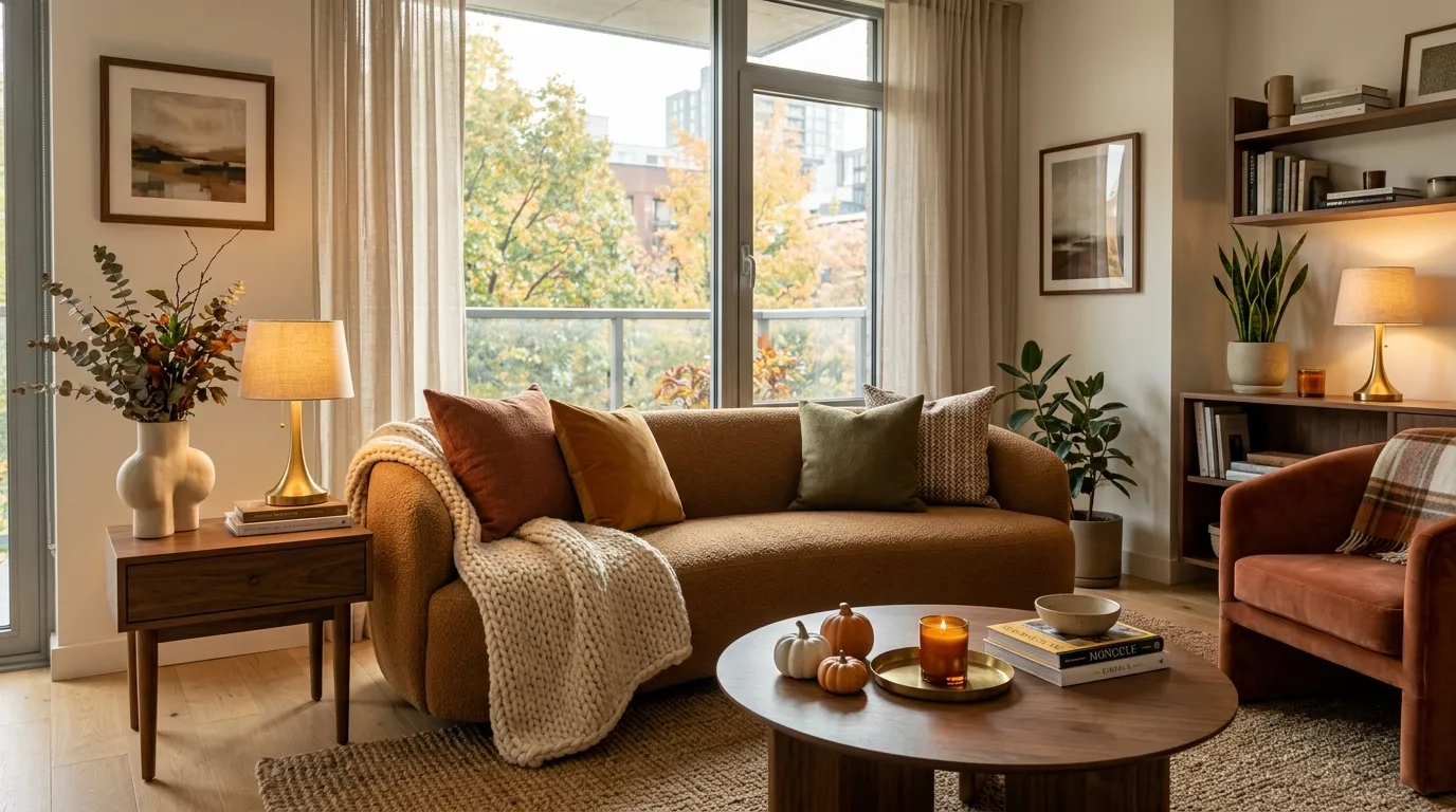 fall apartment decor