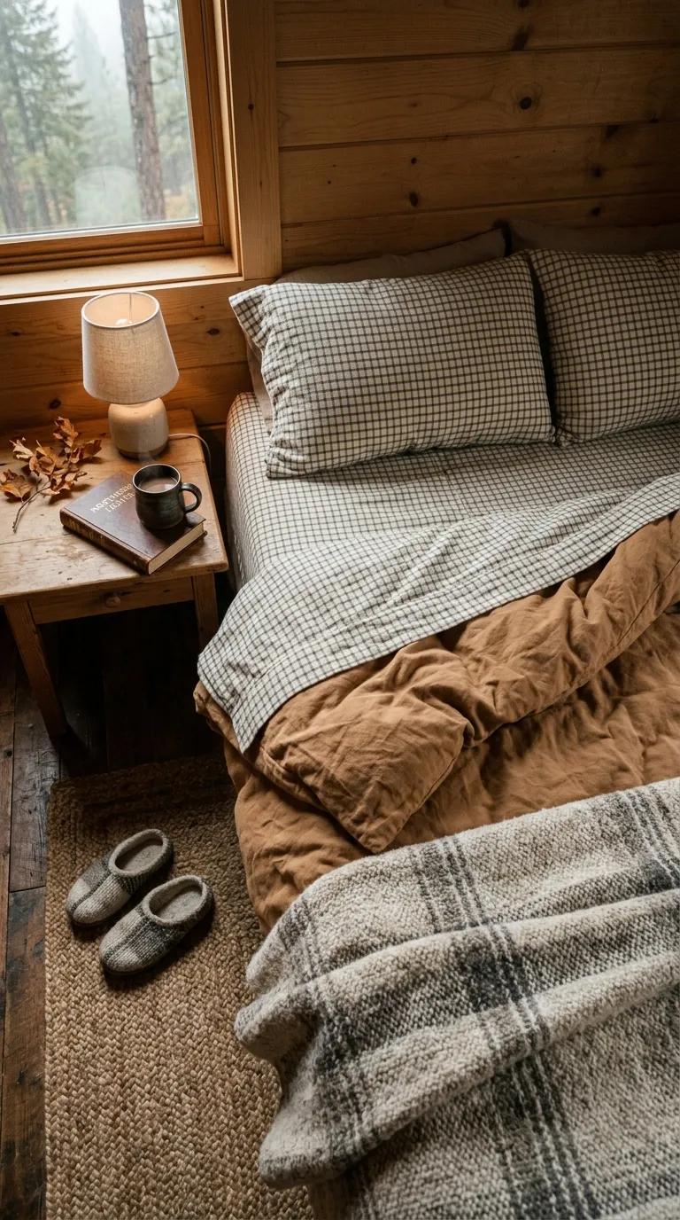 fall bedding Layered Flannel Sheets
