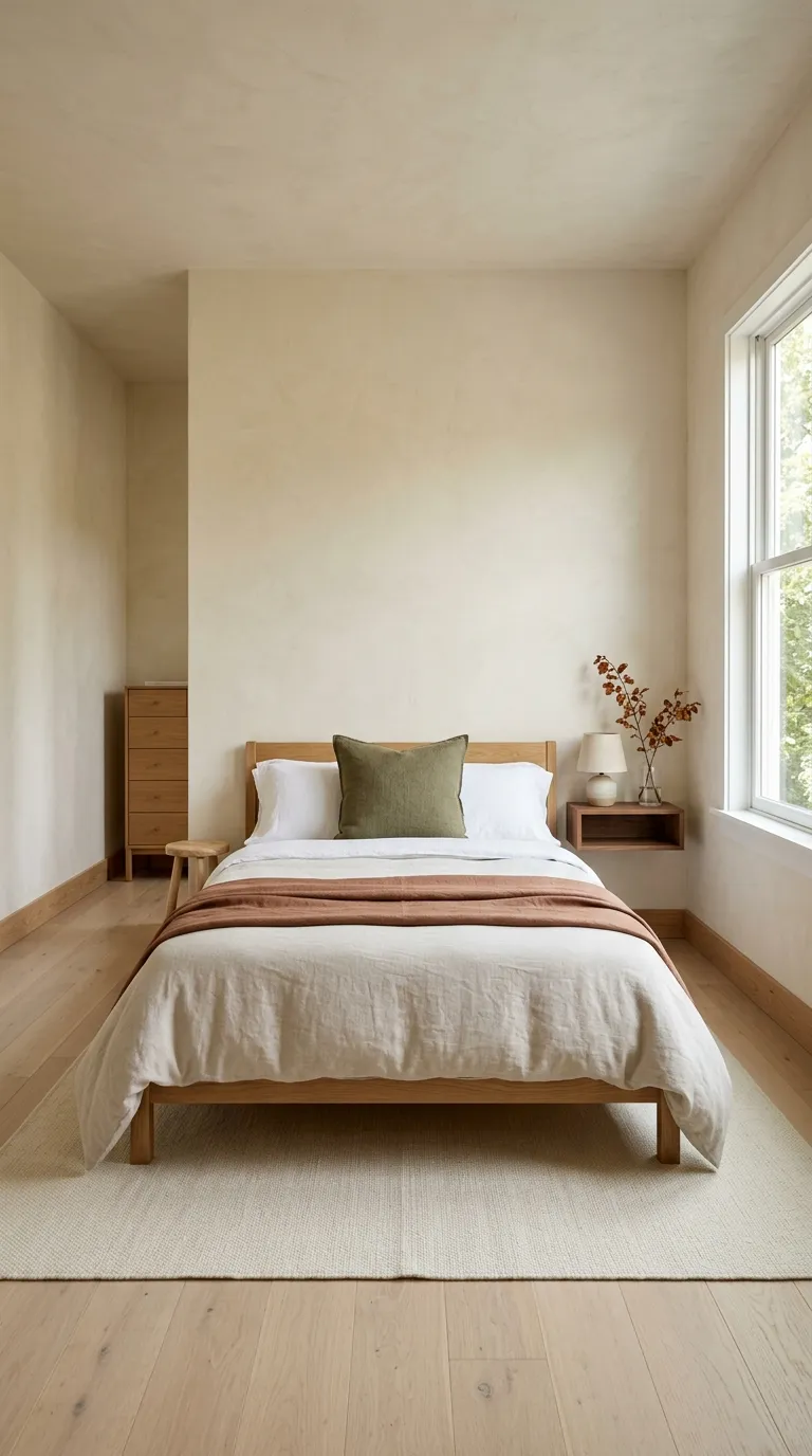 fall bedroom ideas Minimal Autumn Bedroom