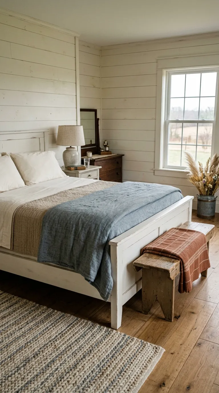 fall bedroom ideas Rustic Farmhouse Bedding