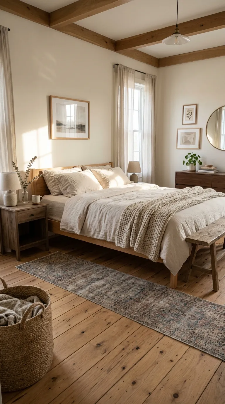 fall bedroom ideas Rustic Wood Accents