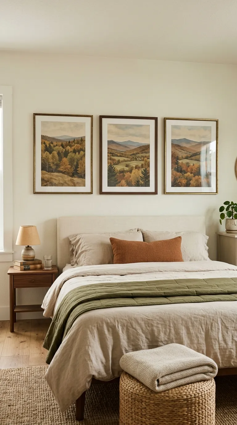 fall bedroom ideas Vintage Autumn Artwork