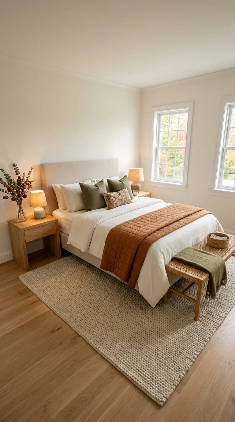 fall home decor Cozy Guest Room