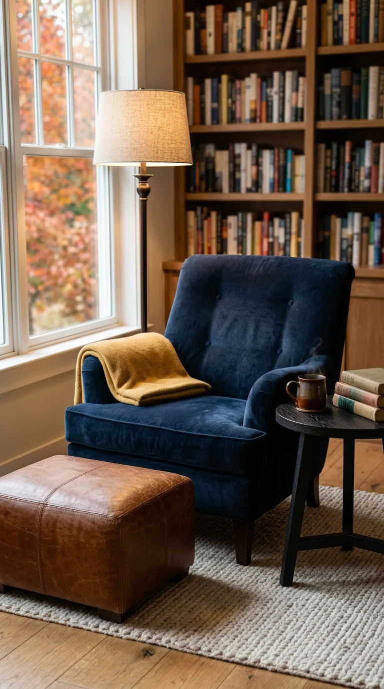 fall home decor Cozy Reading Corner