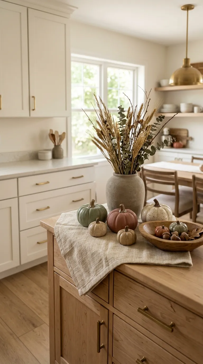 fall home decor Muted Pumpkin Accents