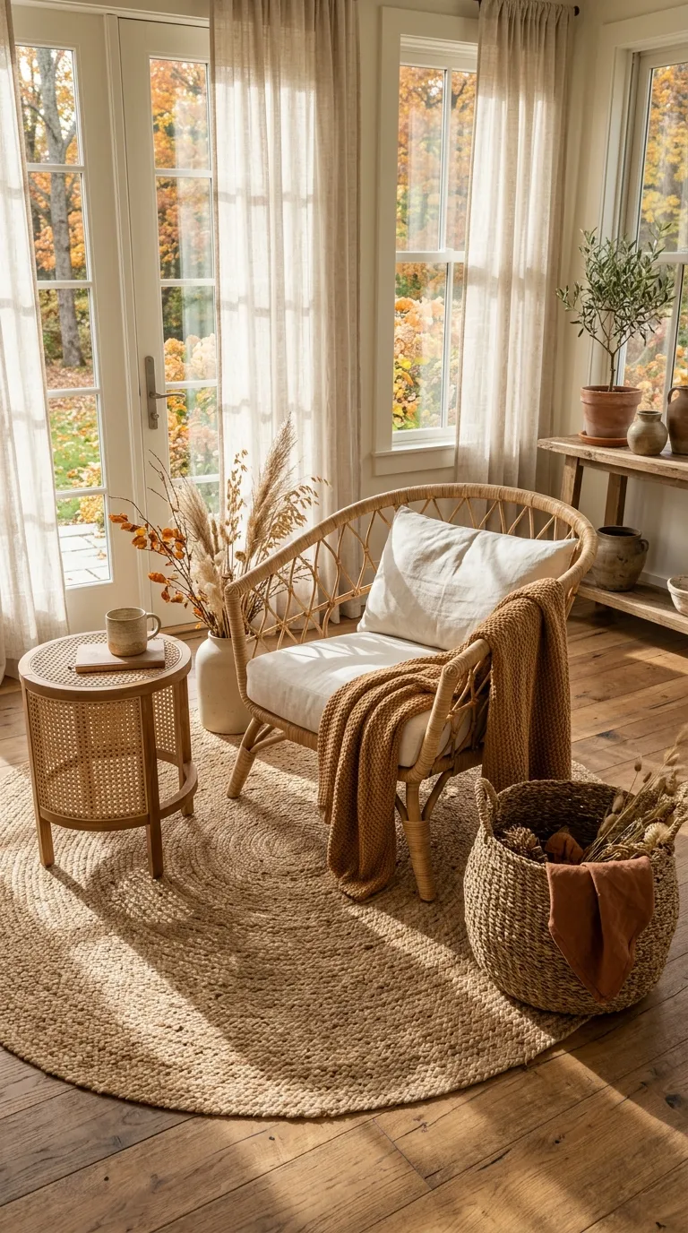 fall home decor Natural Fiber Textures