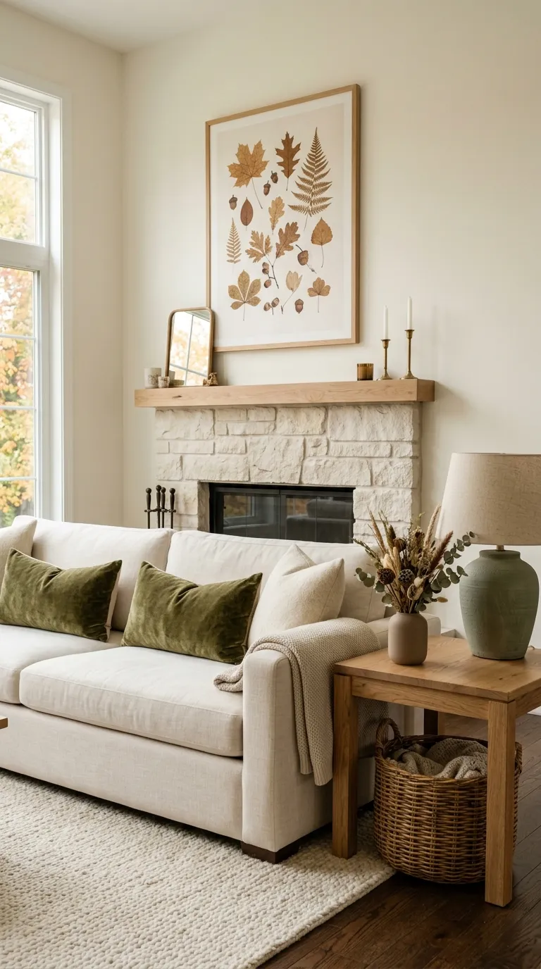 fall home decor Olive Green Accents
