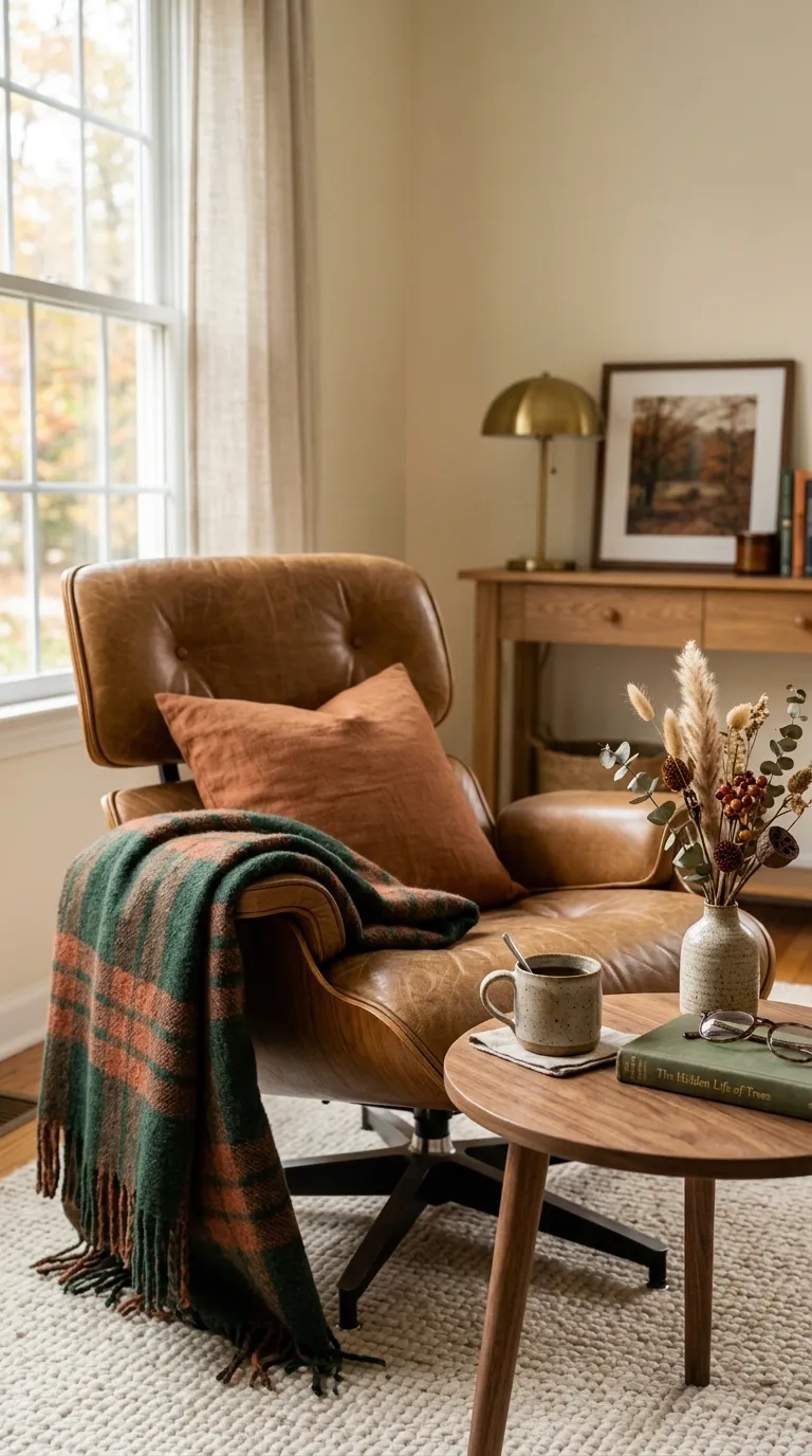 fall home decor Plaid Throw Comfort