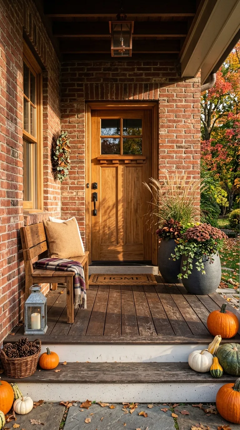 fall home decor Rustic Porch Welcome