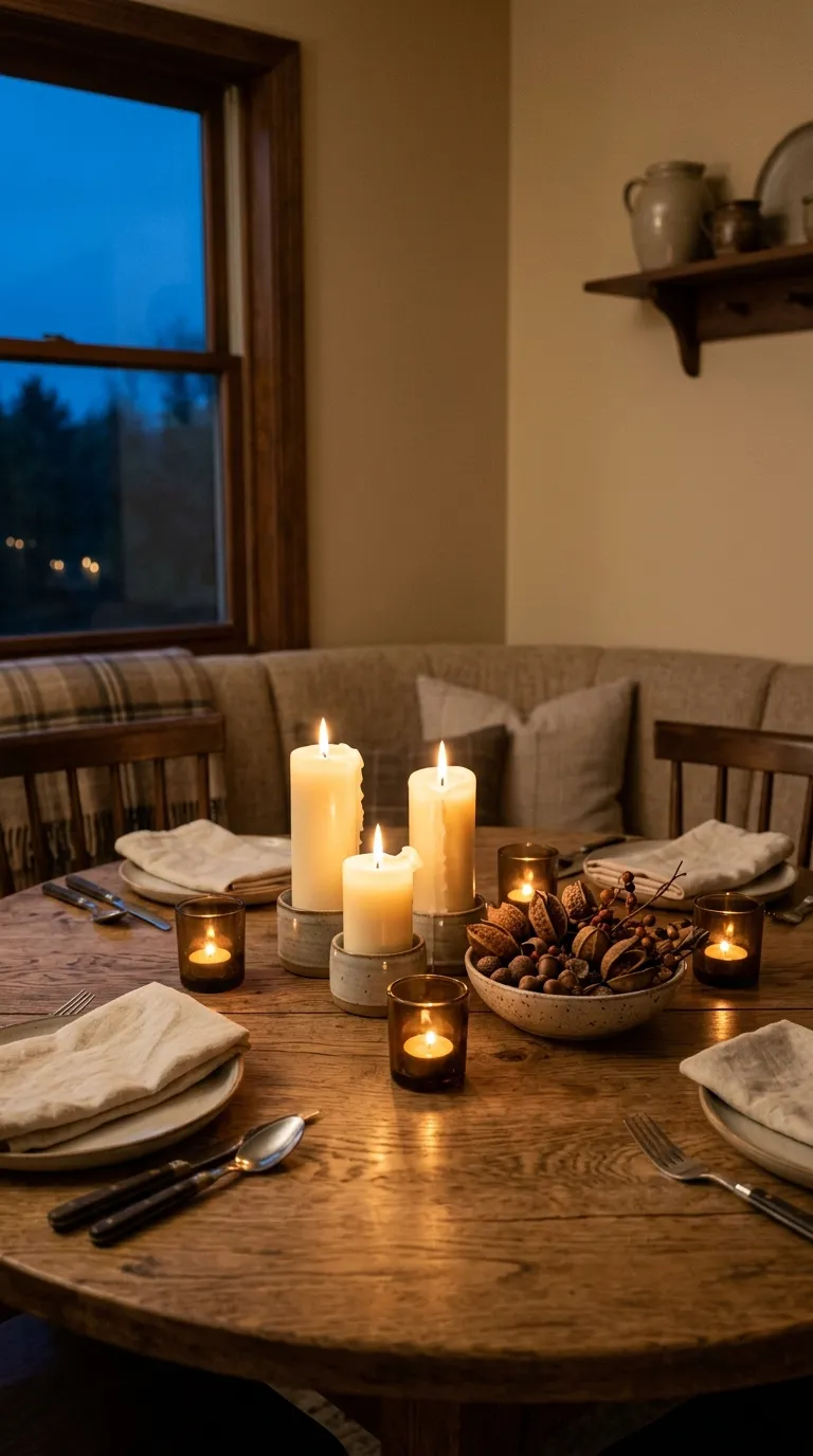 fall home decor Soft Candlelight