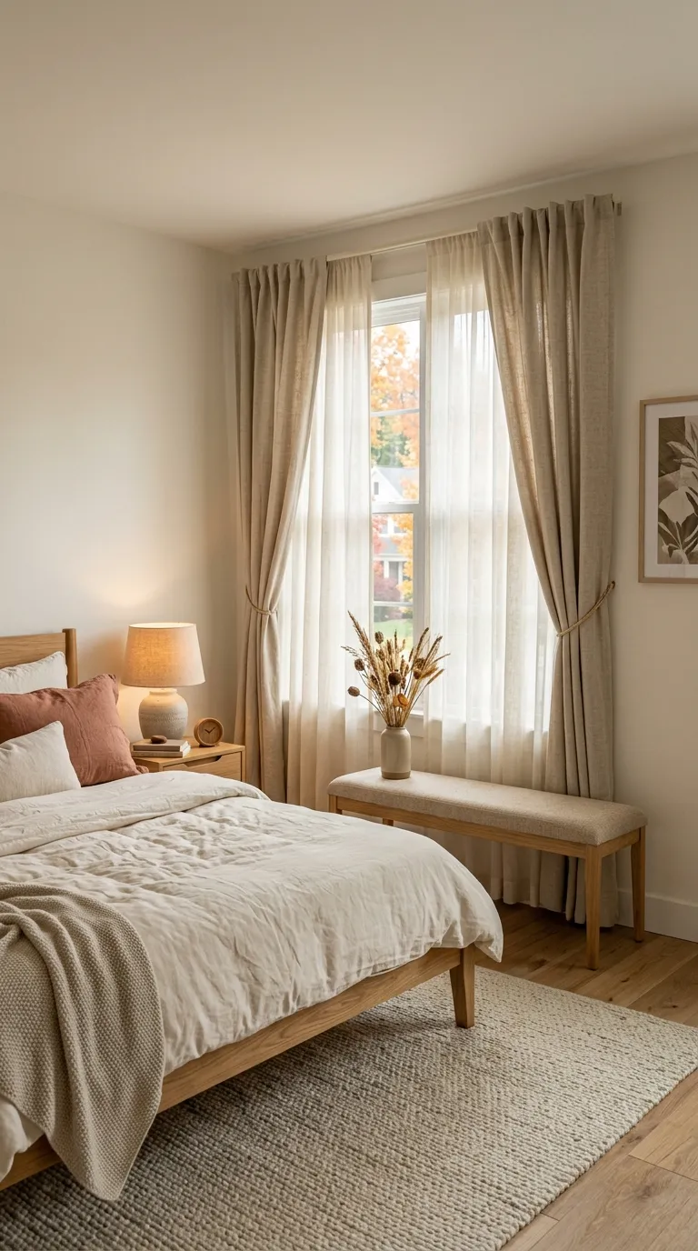 fall home decor Soft Window Layers