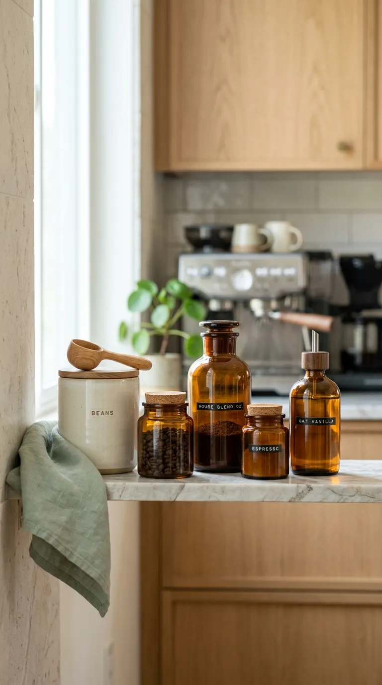 fall kitchen decor Amber Glass Collection