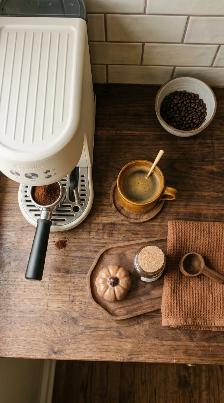 fall kitchen decor Harvest Coffee Station