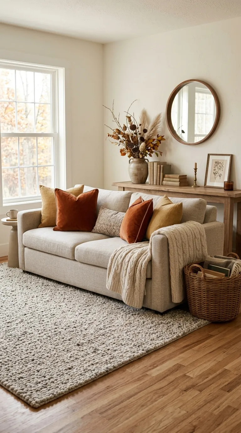 fall living room decor Dried Branch Arrangements