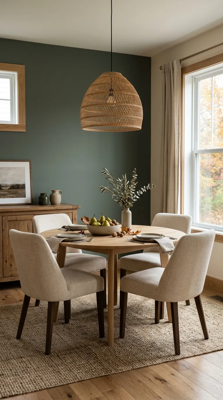 fall room Add Moody Green Accents
