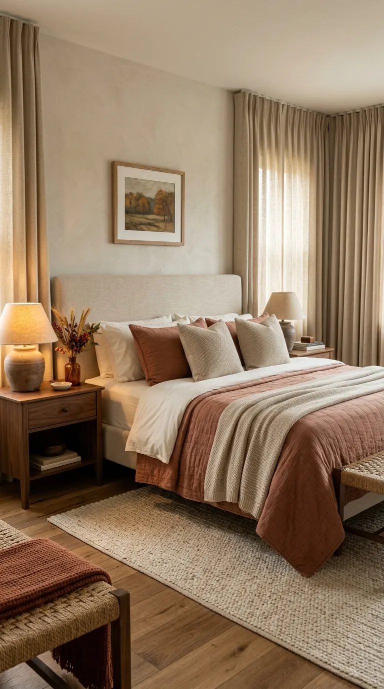 fall room Create a Soft Bedroom Retreat