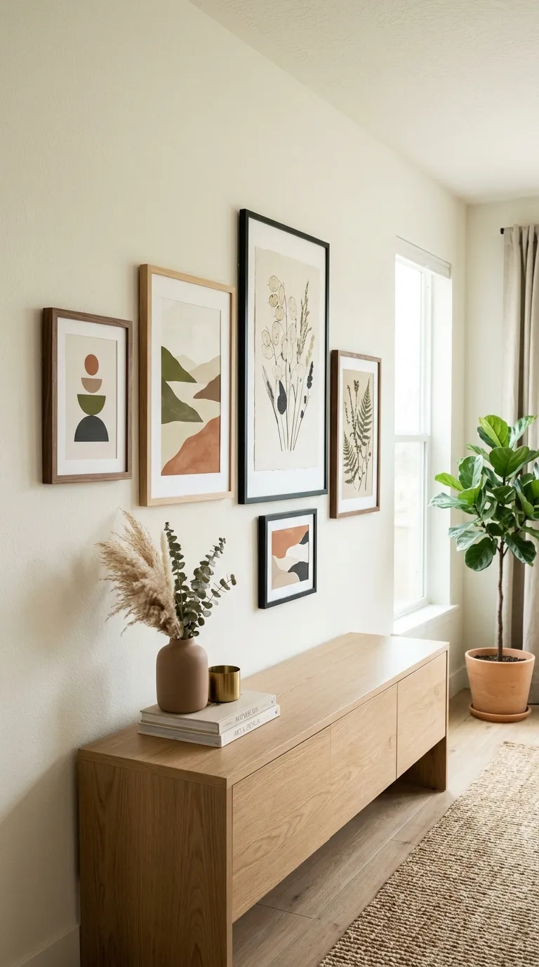 fall room decor Earthy Gallery Wall