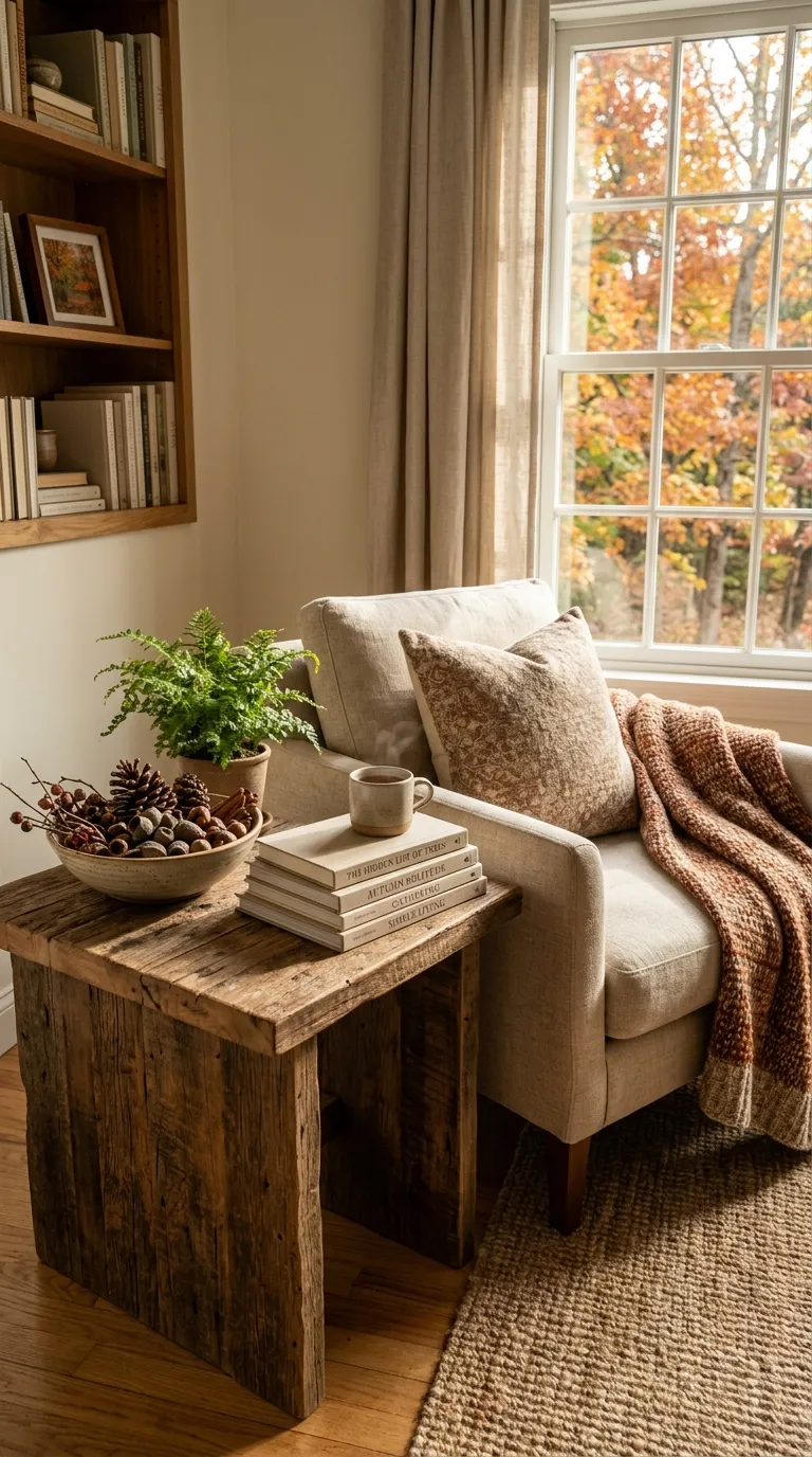 fall room decor Rustic Wood Accents