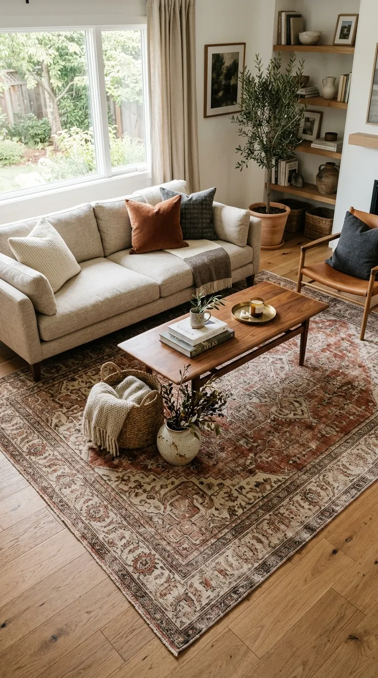 fall room decor Soft Autumn Rug