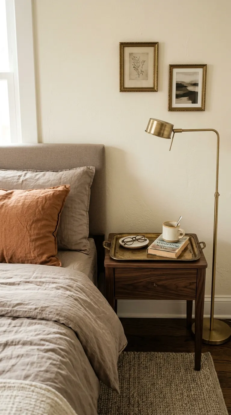 fall room ideas Brass Accent Pieces