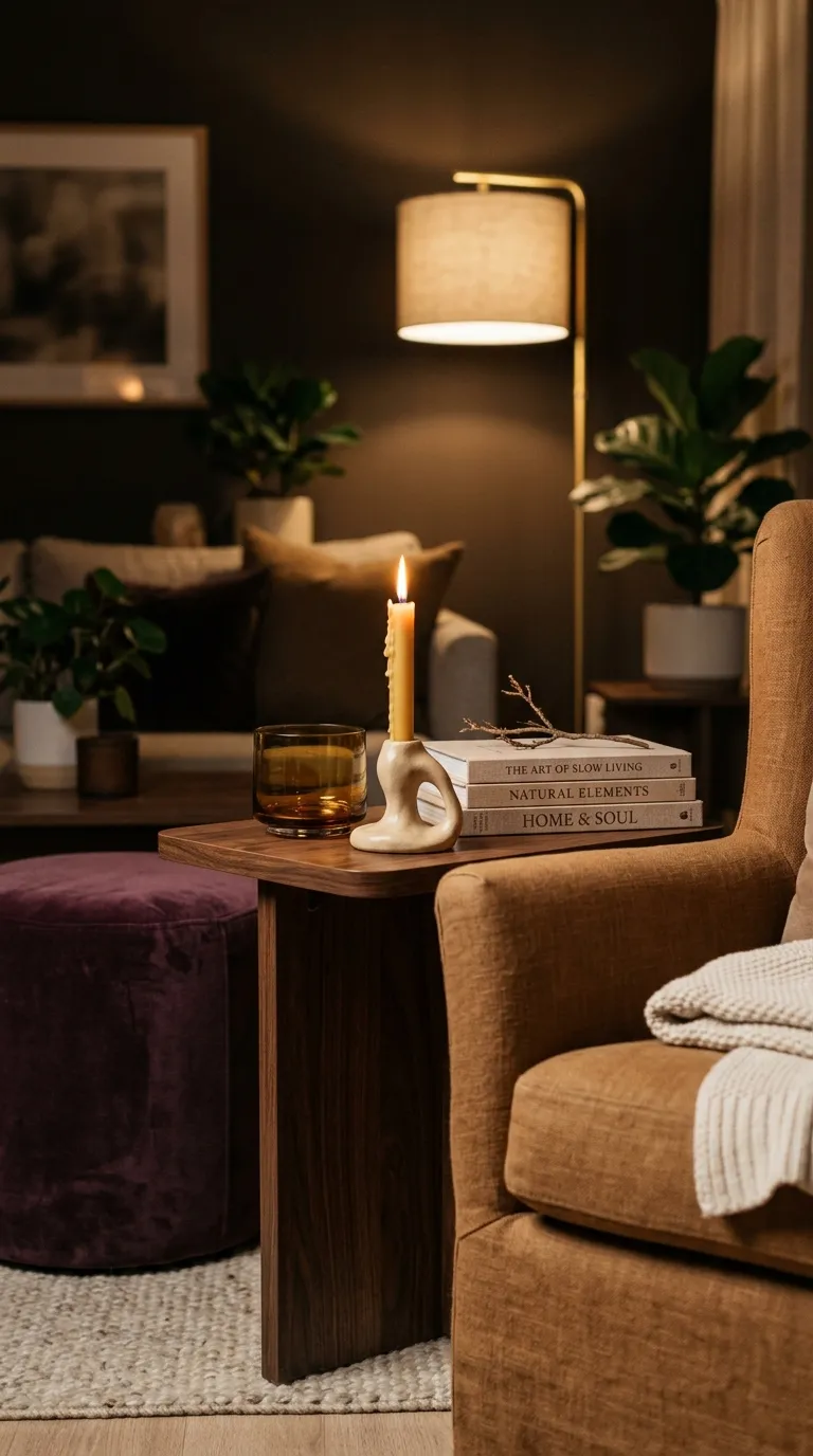 fall room ideas Candlelit Side Tables