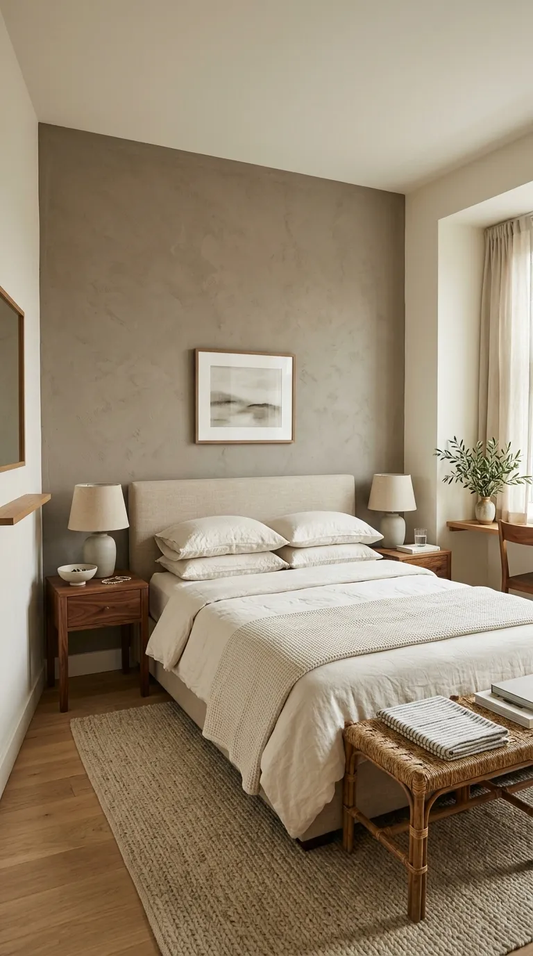 fall room ideas Earthy Accent Walls