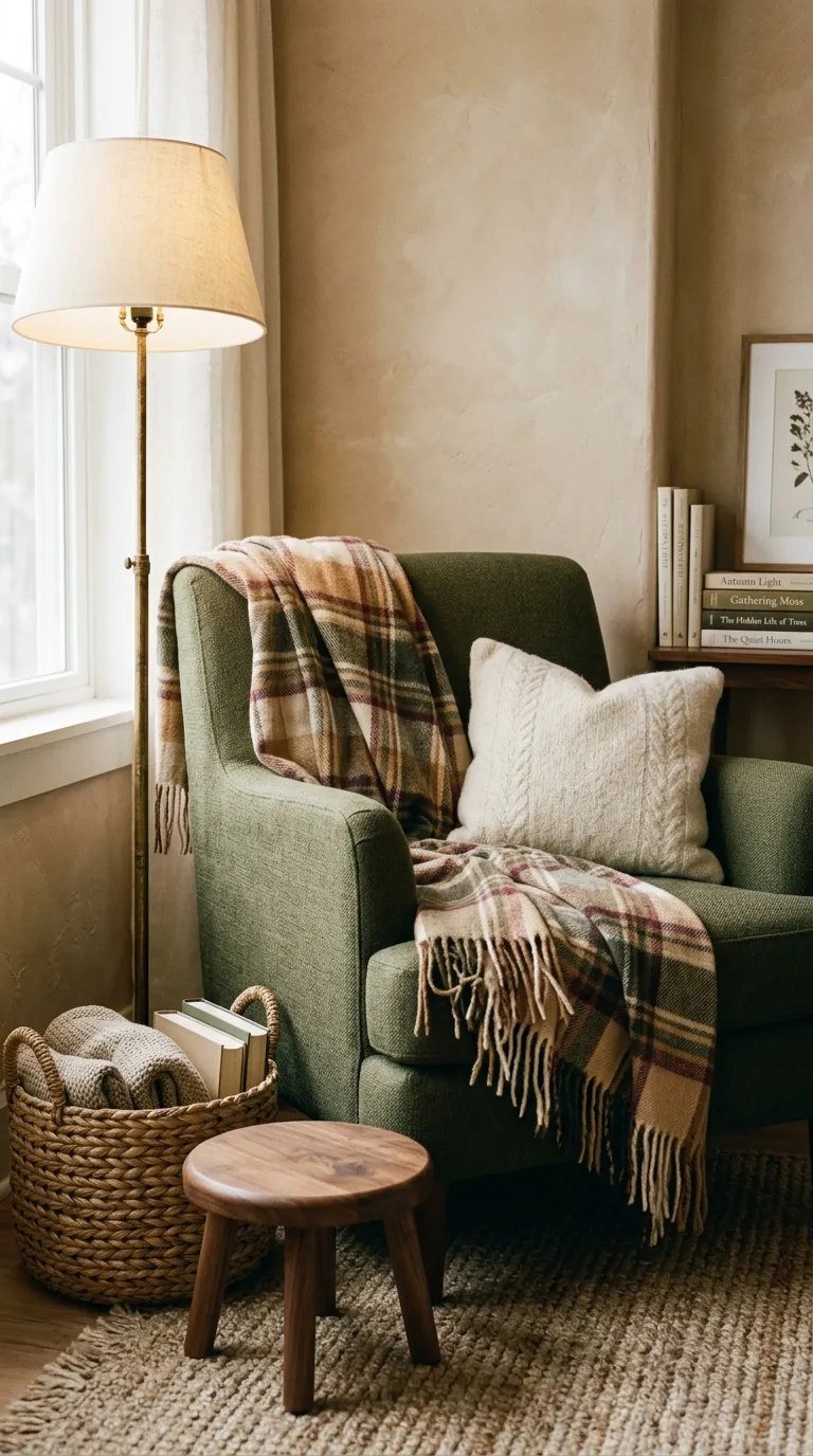 fall room ideas Soft Plaid Throws