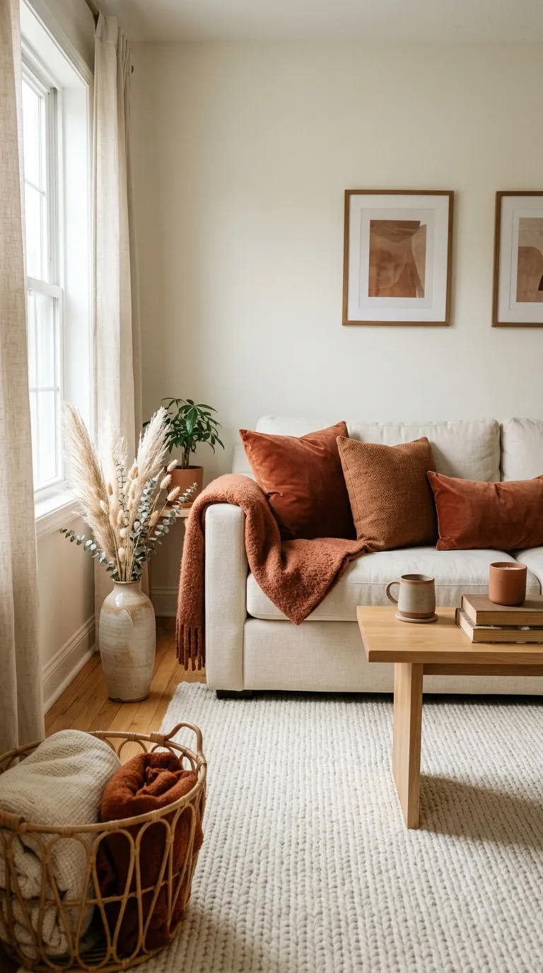 fall room Layer Warm Rust Tones