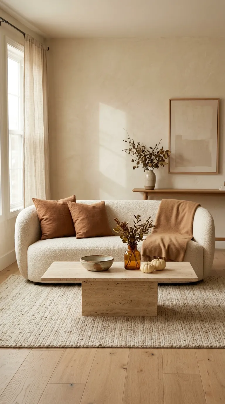 fall room Mix Cream and Cinnamon