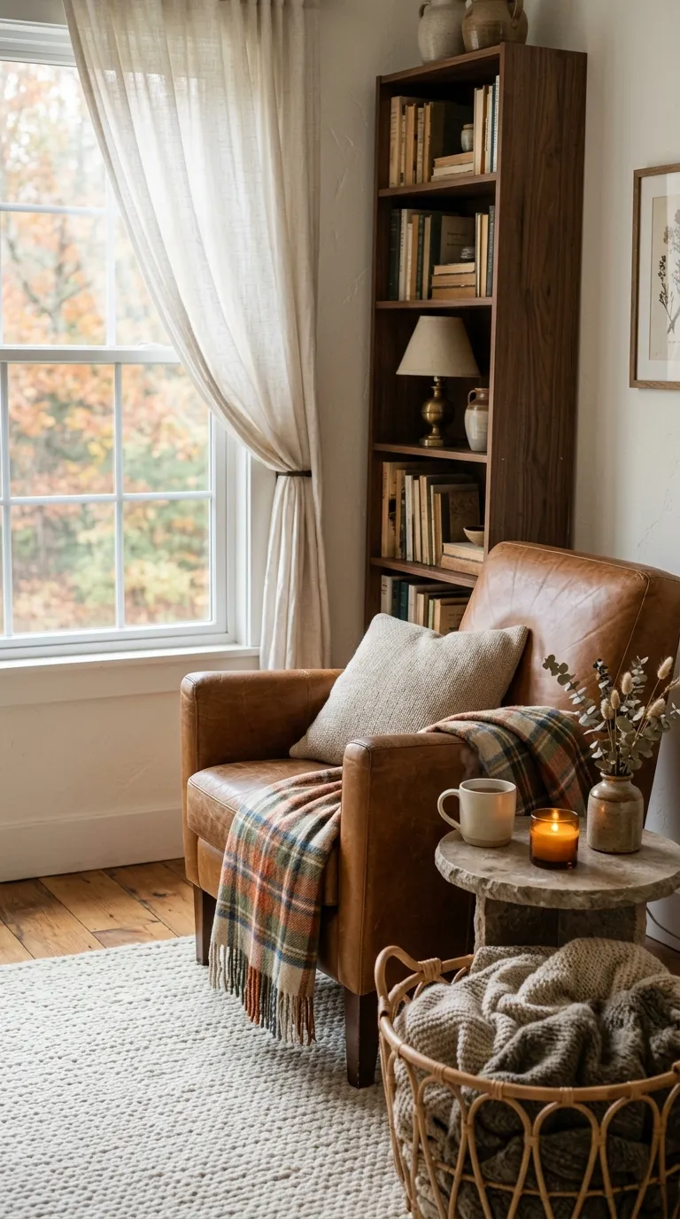 fall room Style a Cozy Reading Nook