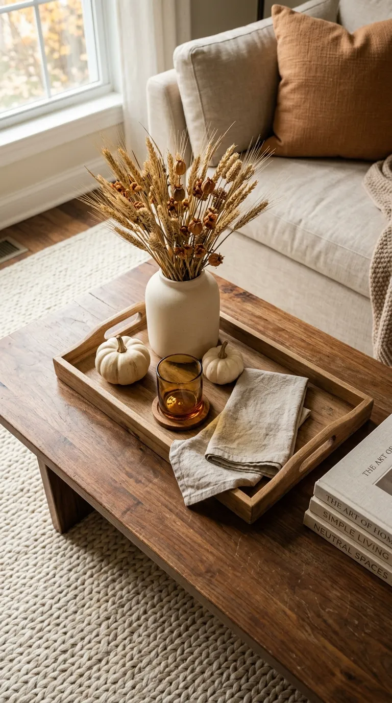 fall room Style a Seasonal Tray